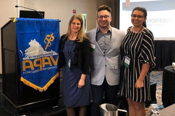 Shenandoah physician assistant studies program alumni at VAPA conference in November 2018.